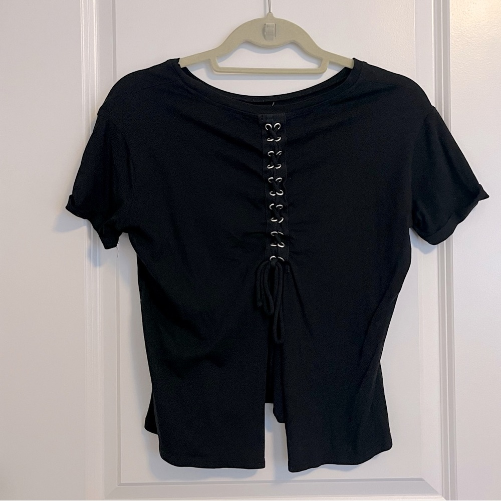 Garage Tshirt with Tie detail